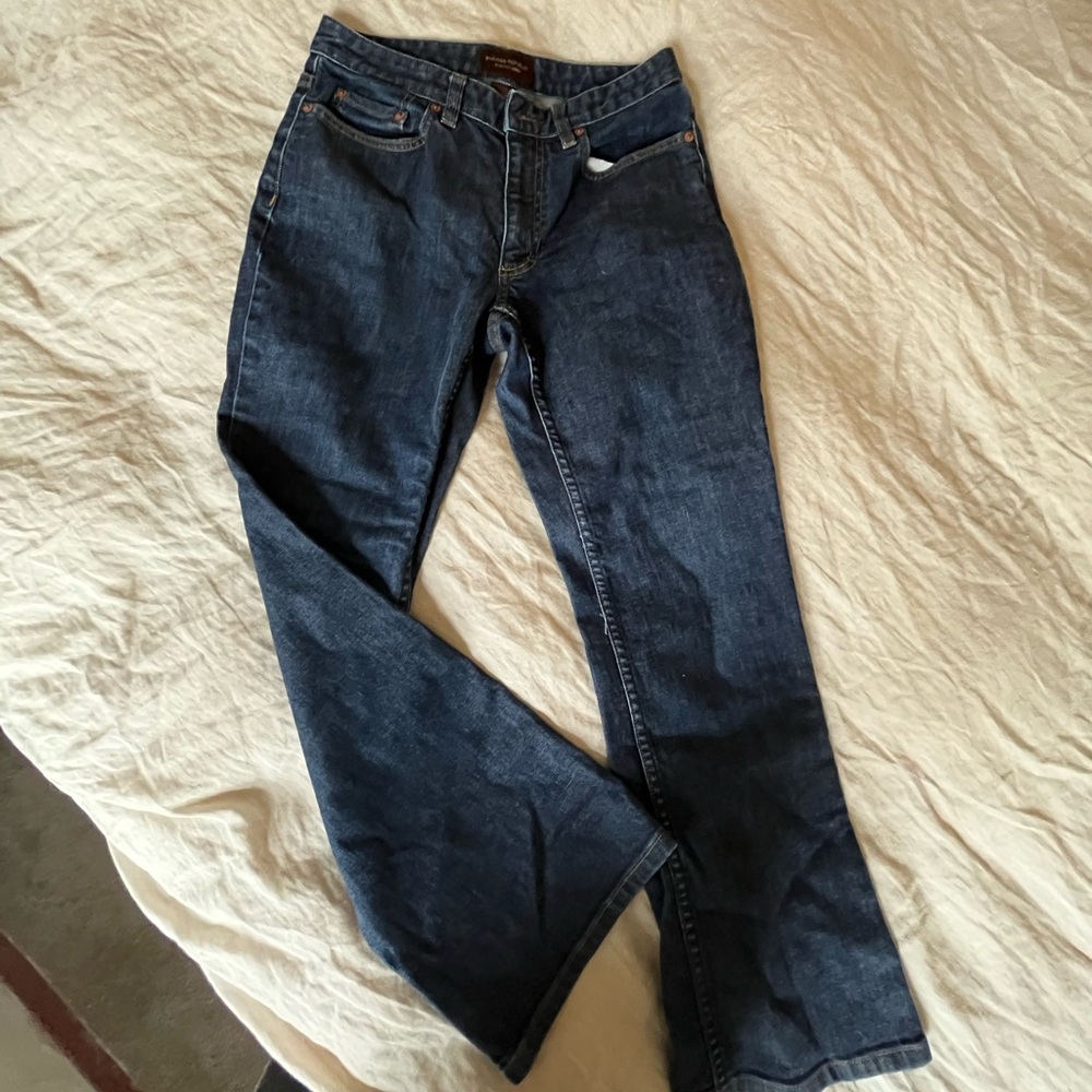 Banana Republic Blue Flare Wide Leg Jeans